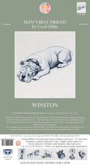 Cecil Aldin Man's Best Friend Cross Stitch Kit - Winston