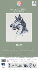 Cecil Aldin Man's Best Friend Cross Stitch Kit - Fred