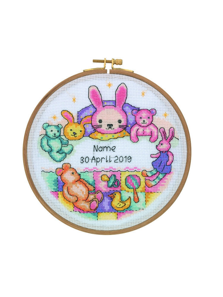 Counted Cross Stitch Kit - CCS03 - Patchwork Bunny