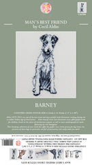 Cecil Aldin Man's Best Friend Cross Stitch Kit - Barney
