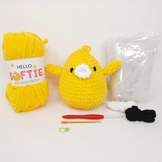 Knitty Critters - Hello Softies - Matilda The Chick | DIY Amigurumi Crochet Kit