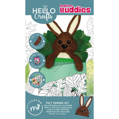 Bedtime Buddies Felt Sewing Kit - Create Hettie the Hare | Adorable Craft for Kids & Beginners