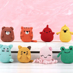 Knitty Critters Pouch Pals II Bundle | PDF Crochet Pattern Download