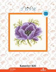 Tuva Cross Stitch Kit - TK1004 - Purple Poppy