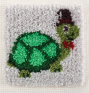 Wonderart Turtle Latch Hook Rug Kit 12" x 12"