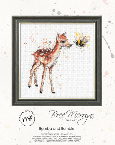 Bree Merryn - Counted Cross Stitch Kit - Bamba & Bumble