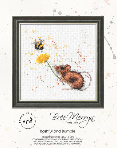 Bree Merryn - Counted Cross Stitch Kit - Bashful & Bumble