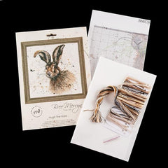 Bree Merryn - Counted Cross Stitch Kit - Hugh The Hare