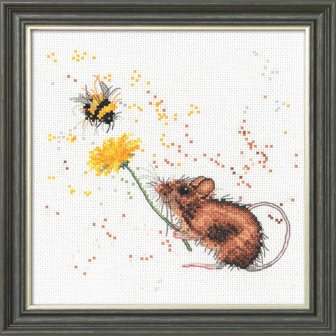 Bree Merryn - Counted Cross Stitch Kit - Bashful & Bumble