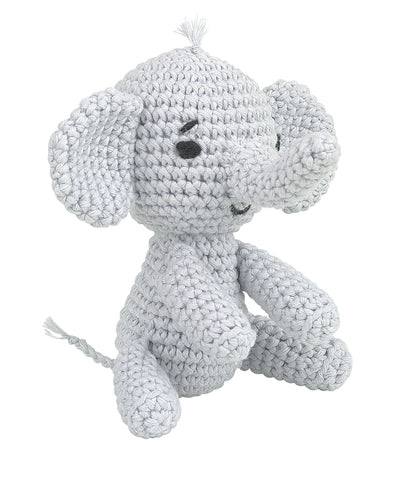 Knitty Critters - Pouch Pals I Ross The Elephant | DIY Amigurumi Crochet Kit