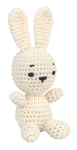 Knitty Critters - Pouch Pals I Popcorn The Bunny | DIY Amigurumi Crochet Kit