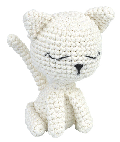 Knitty Critters - Pouch Pals I Nugget The Kitten | DIY Amigurumi Crochet Kit