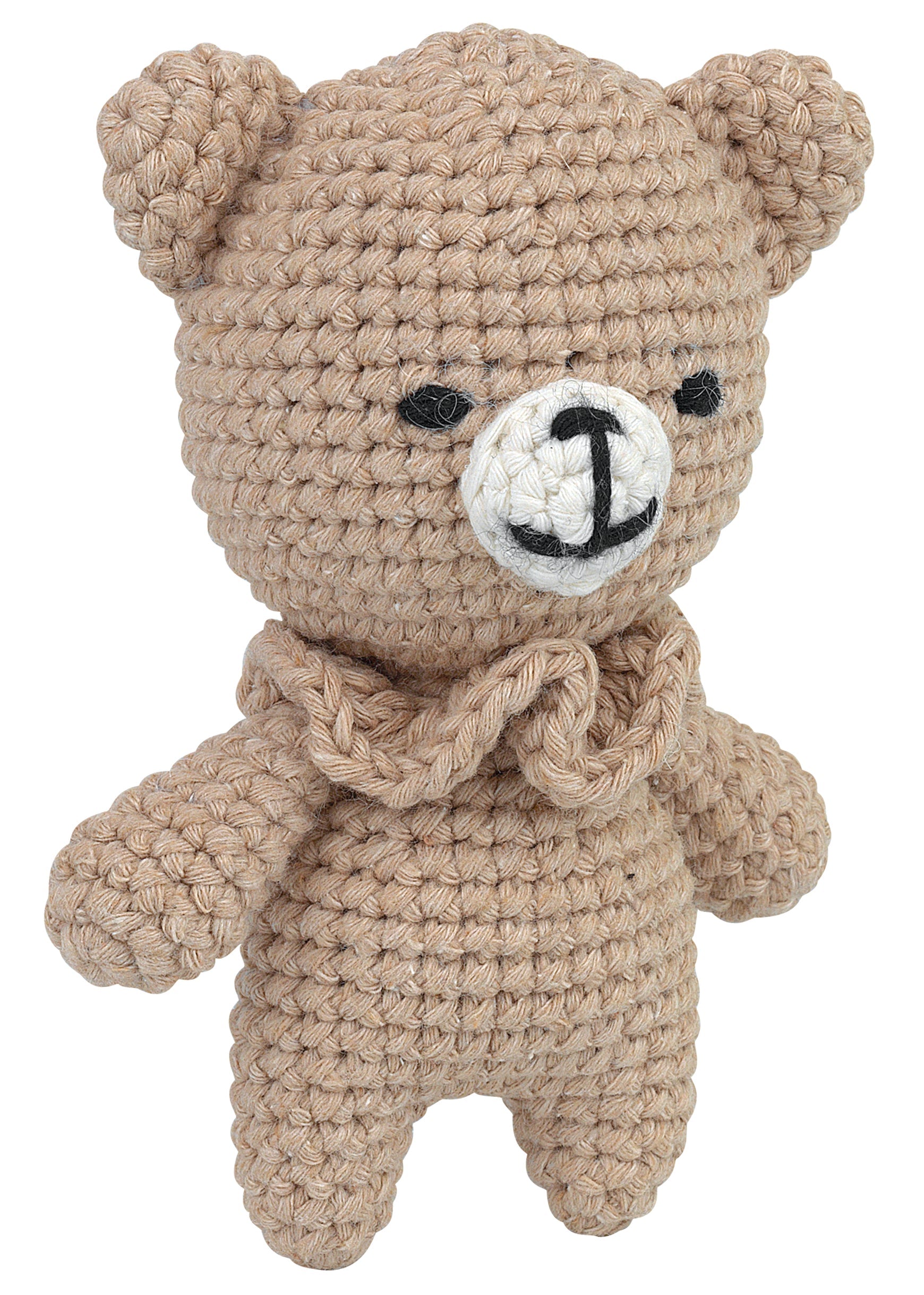 Knitty Critters - Pouch Pals I Eddy The Bear | DIY Amigurumi Crochet Kit