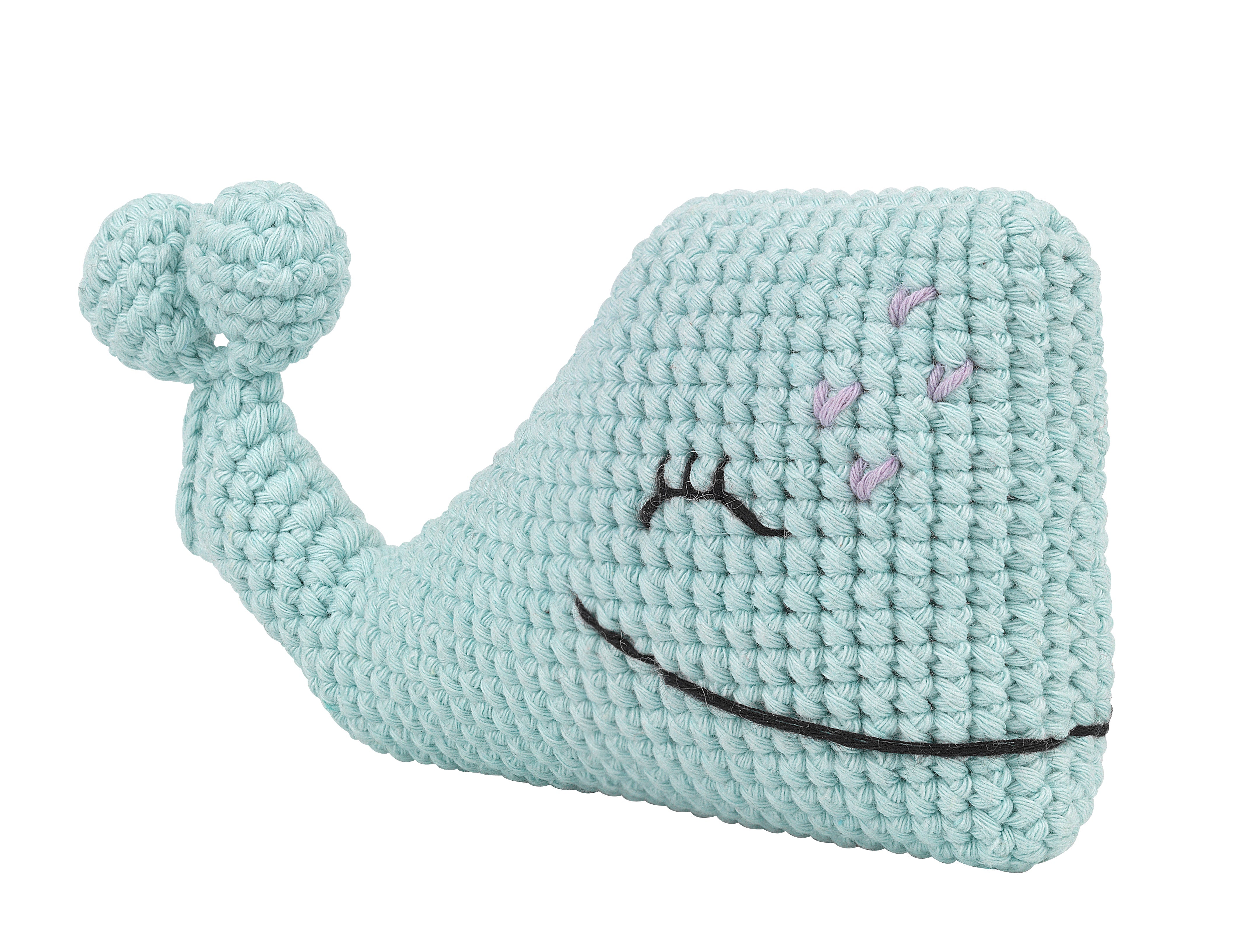 Knitty Critters - Pouch Pals I Splashy The Whale | DIY Amigurumi Crochet Kit