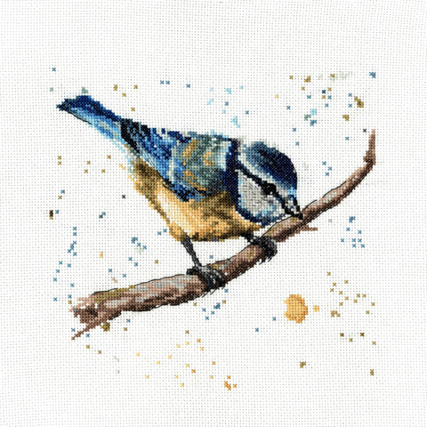 Bree Merryn - Counted Cross Stitch Kit - Betty The Blue Tit